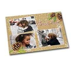 Puzzle Magnetici Rettangolari Pigne natalizie