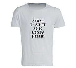 T-shirt cotone fiammato uomo Ironic