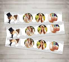 Segnalibro Just married