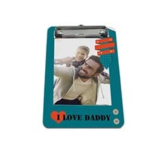 Portablocco A5 in masonite I love daddy
