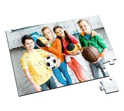 Puzzle in legno 25x17cm