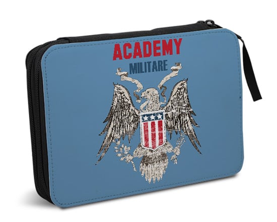 Astuccio scuola Academy militare