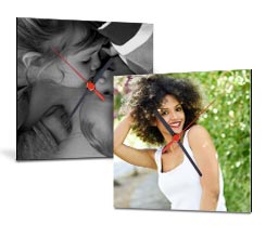 Orologio Quadrato in Legno