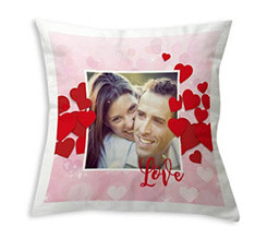 Cuscino classico in microfibra Storm of hearts