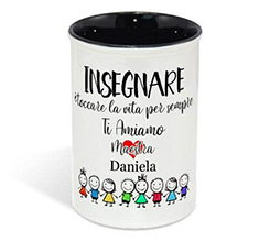 Portapenne in ceramica Insegnare