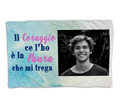 Coperta 150x100 Coraggio e paura