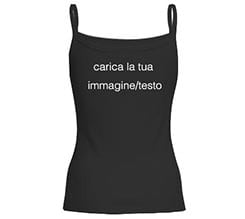 Canottiera in cotone Nera