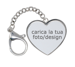 Ciondolo Borsa con Cuore da stampare