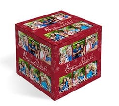Foto cubo immagini Red Christmas