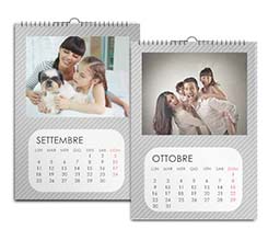 Calendario Multipagina A4 Fasce oblique