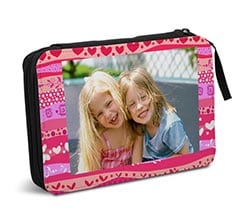 Astuccio Scuola Purple Flowers