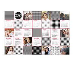 Calendario poster Geometric