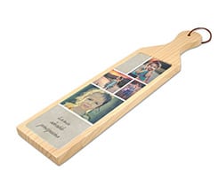 Tagliere rettangolare in legno Ice collage