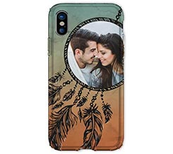 Cover Trasparente iPhone X Acchiappasogni