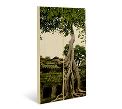 Stampa su listelli verticali in legno 16x24 cm