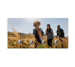 Portachiavi da Parete in tela formato 20x10