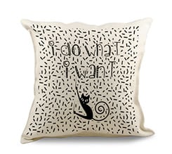 Cuscino in Juta Gatto nero