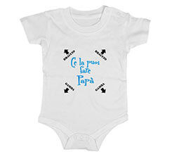 Body neonato cotone Forza papà