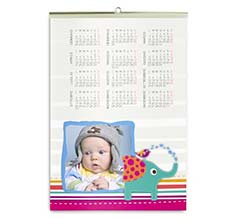 Elefantino su Calendari A3 Pagina Singola