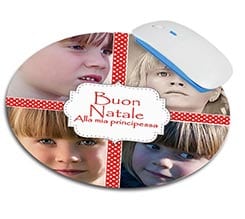 Tappetino mouse tondo 4 stars