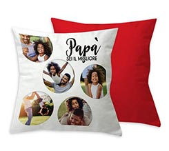 Cuscino in Poliestere Papà sei il migliore