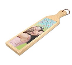 Tagliere rettangolare in legno Fenicotteri rosa