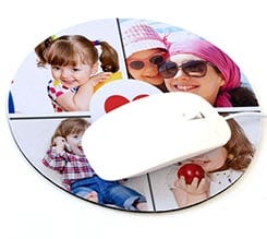 Tappetino Mouse Tondo Message Love