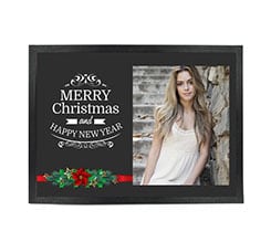 Zerbino in gomma 60x40 Merry Crhistmas