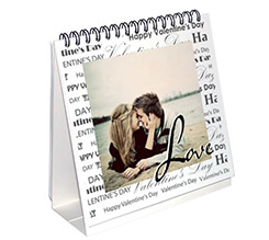 Calendario da tavolo Black words
