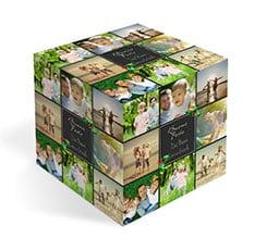 Foto cubo immagini Collage natalizio