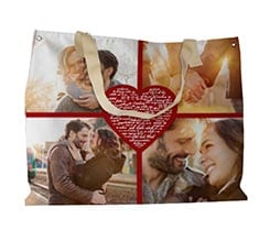 Borsa mare Collage with love