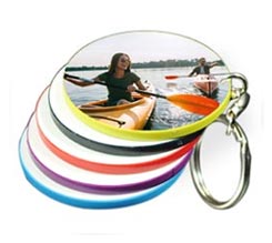 Portachiavi Tondo Colorato Personalizzato