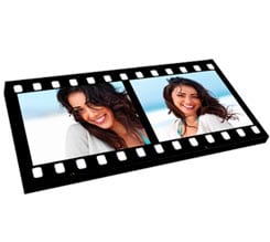 2 riquadri Effetto Cinema su Tela