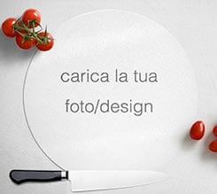 Tagliere Rotondo in Vetro