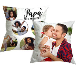 Cuscino in Tessuto Scamosciato