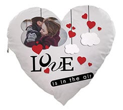 Cuscino Artigianale cuore Elite Lovely cloud
