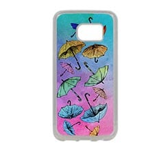 Cover Galaxy S7 in Silicone Umbrellas
