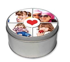 Scatole di Latta Cuore Centrale