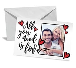 Bigliettino Auguri Need love