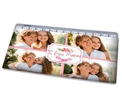 Copritastiera 52X22 Nastro rosa