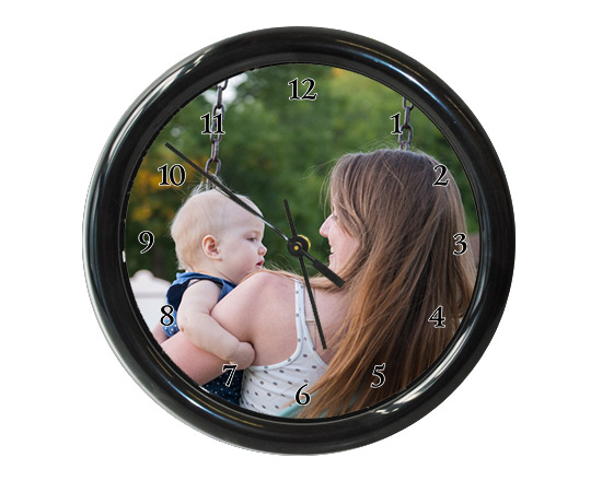 Orologio da parete tondo con foto