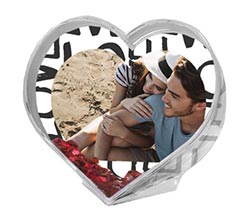 Palla di Neve a Cuore Love words