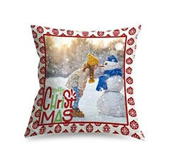 Red Balls su Cuscino in Pile