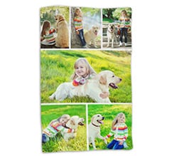 Coperta 100x150 Collage 6 riquadri