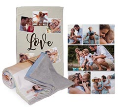 Coperta con foto 150x100 singolo strato