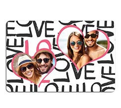 Zerbino in feltro Love words