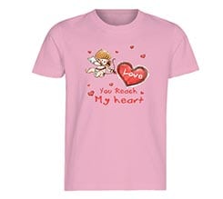 T-shirt bambini in cotone Cupido