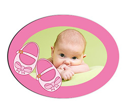 Calamita Ovale 12x9 cm Scarpette bimba