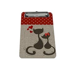 Portablocco A5 in masonite Little cats