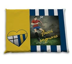 Cuscino da stadio Cuore giallo blu